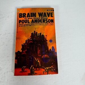 Brain Wave Poul Anderson 1970 3rd Printing‎ Sci-Fi Ballantine Books